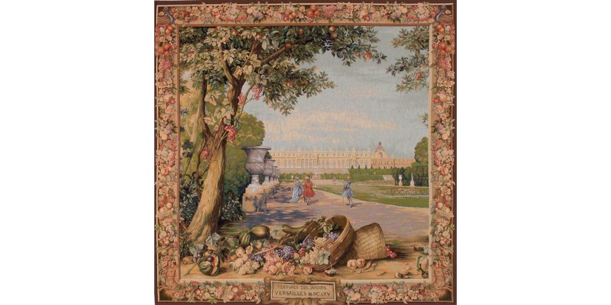 Gobelín Tapisserie Versailles carree
